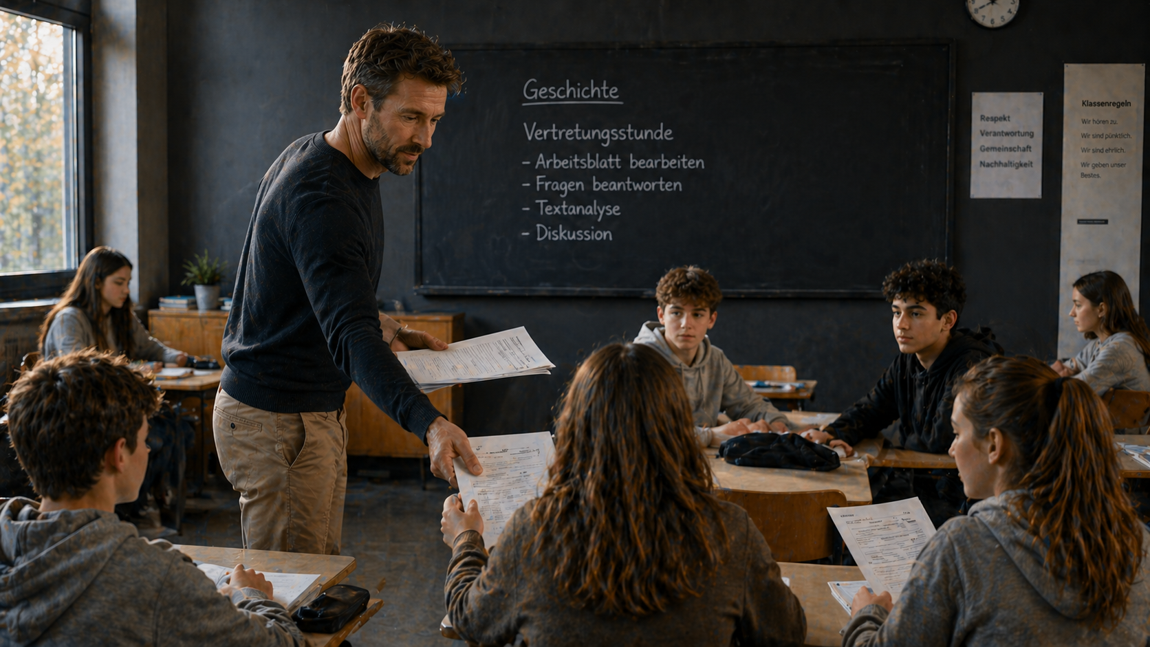 Die Vertretungsstunde